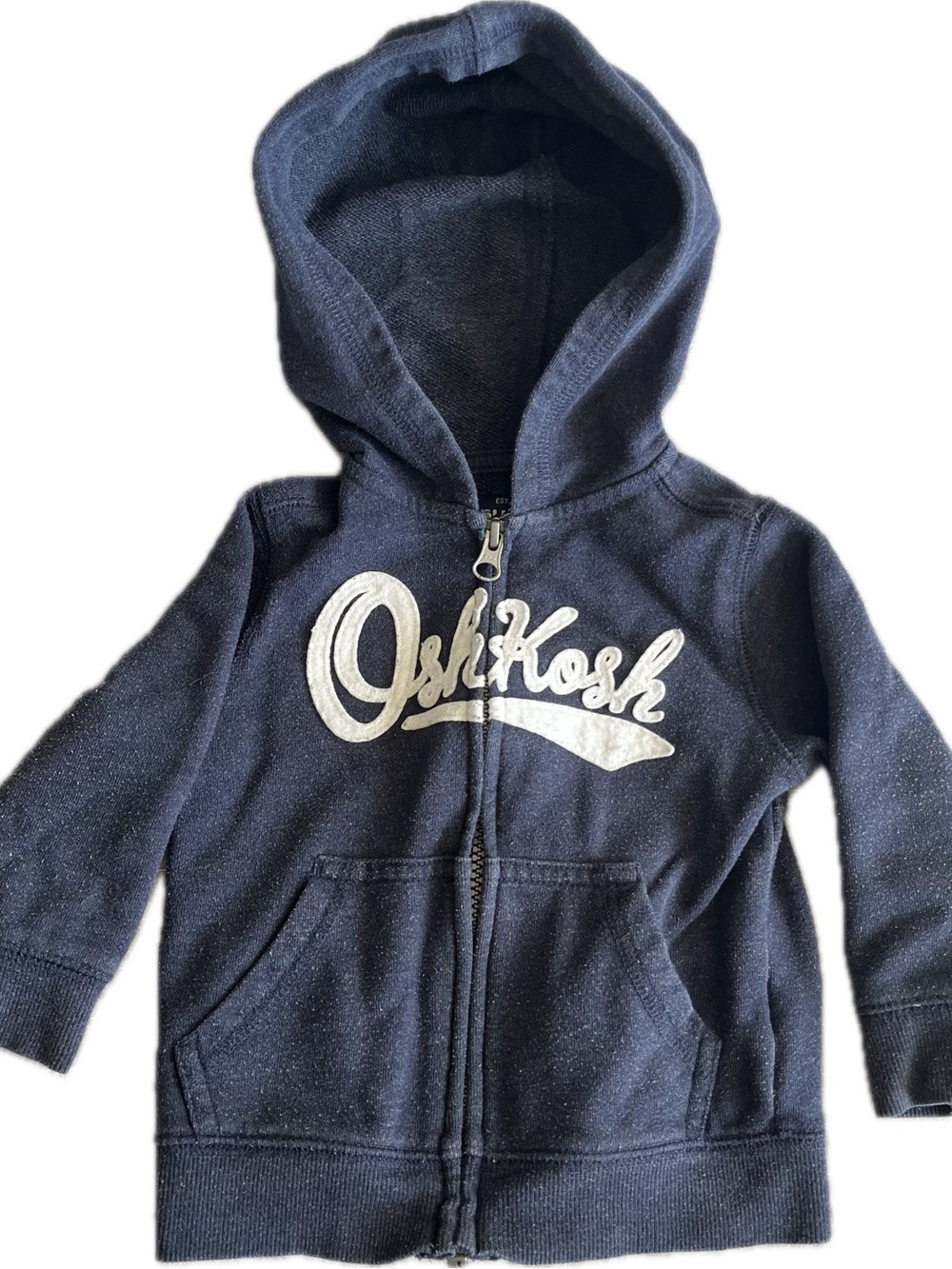 OshKosh B’Gosh Heritage Logo Full Zip Hoodie 18M Navy